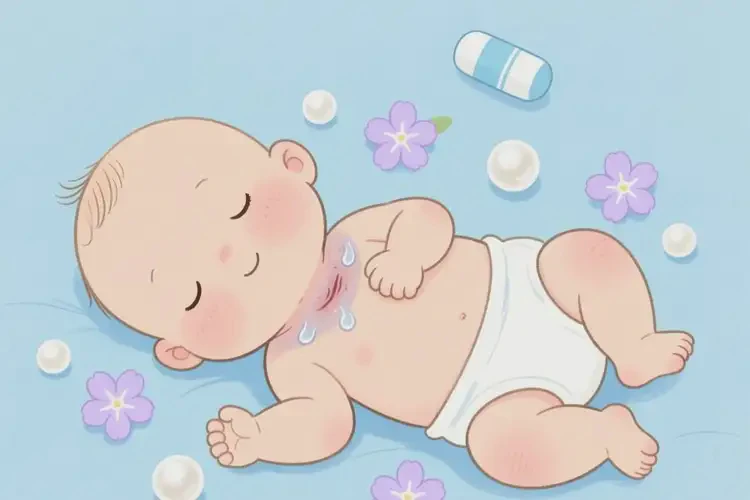 新生兒脖子容易起濕疹可不可以根治(圖2)