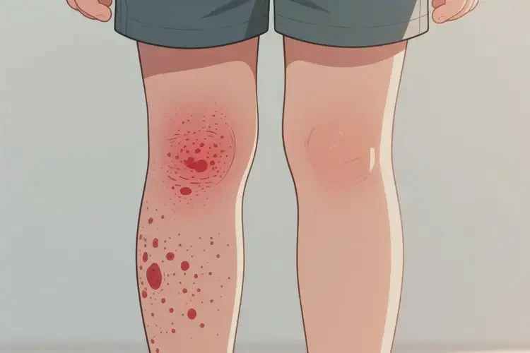 少兒小腿起濕疹可以治好嗎(圖1)