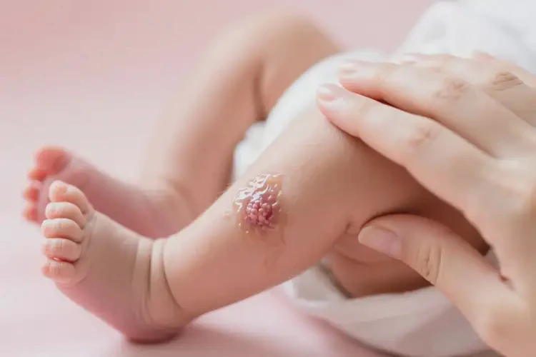 新生兒大腿上出現(xiàn)濕疹可不可以根治(圖3)