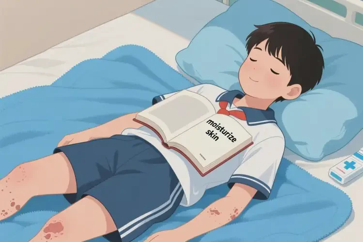 中學(xué)生全身經(jīng)常長(zhǎng)濕疹可不可以根治(圖1)