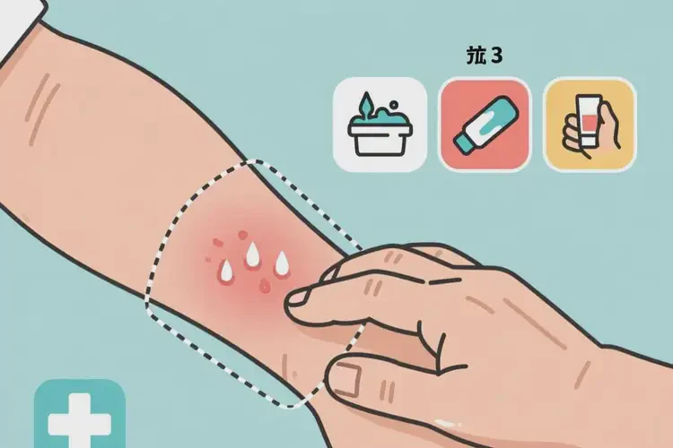 老人手臂上出濕疹可不可以根治(圖2)