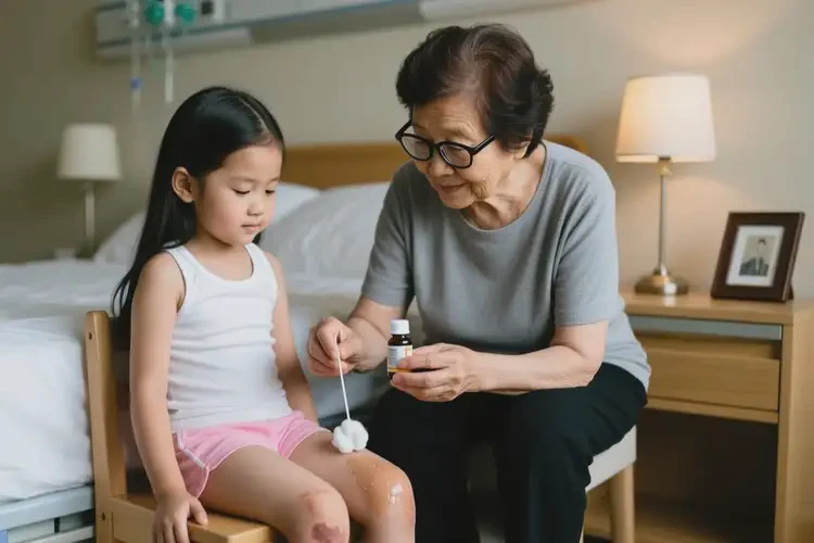 少兒小腿出現(xiàn)濕疹可不可以根治(圖2)