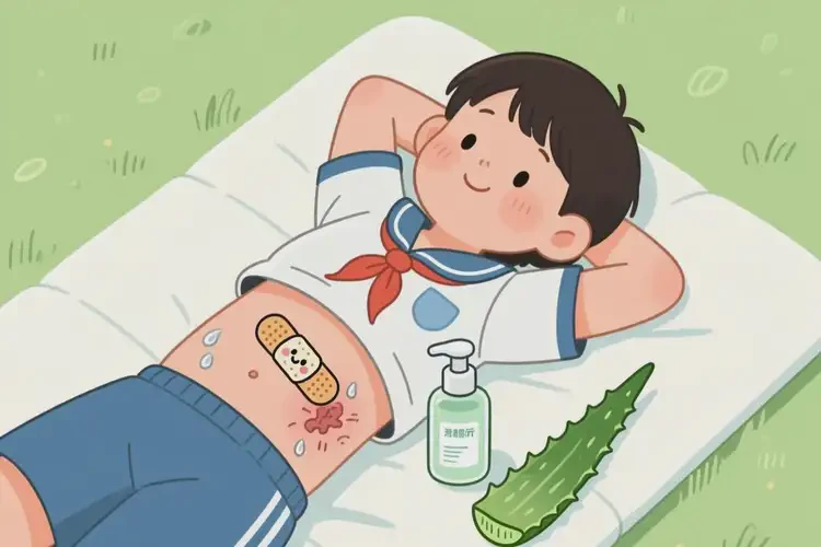 中學(xué)生肚子出現(xiàn)濕疹可不可以根治(圖2)