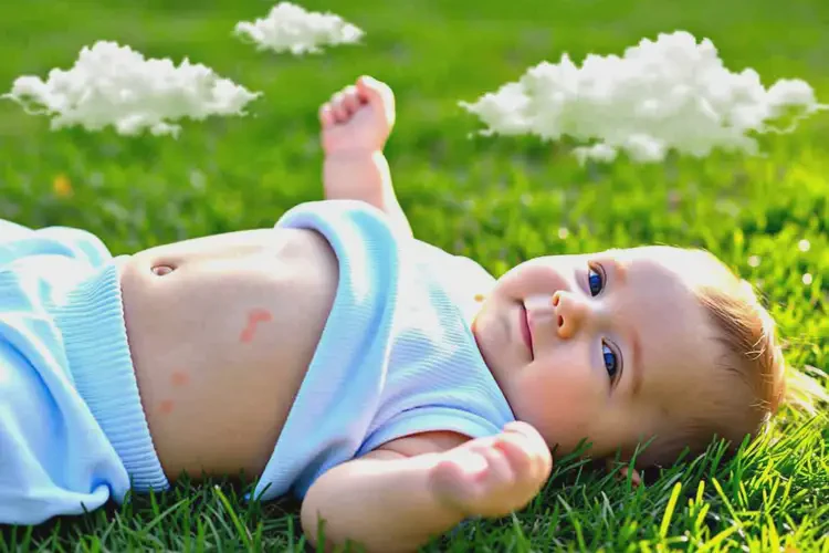 寶寶肚子容易長濕疹可以治好嗎(圖1)