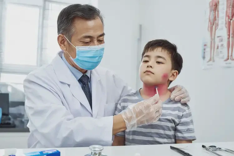 少兒脖子上出濕疹可不可以根治(圖3)