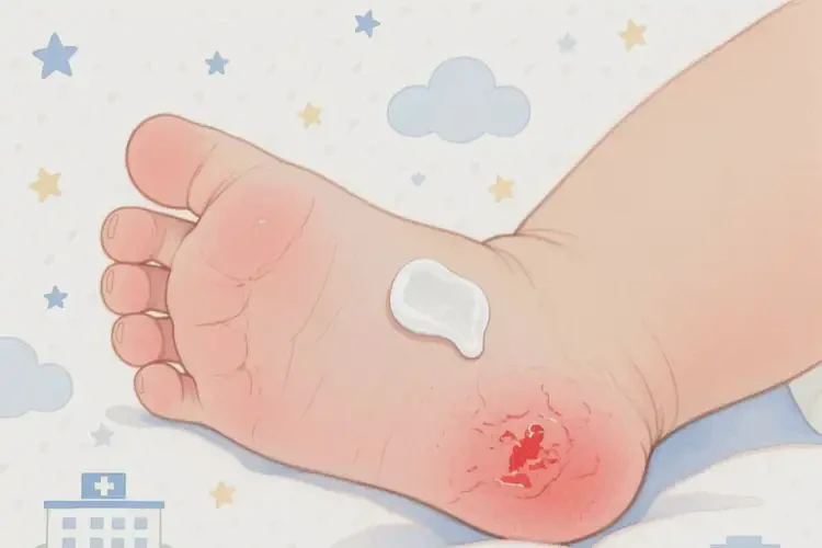 嬰幼兒腳上偶爾起濕疹可以治好嗎(圖1)