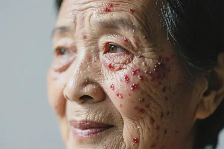 老年人臉上經(jīng)常長濕疹可不可以根治(圖3)