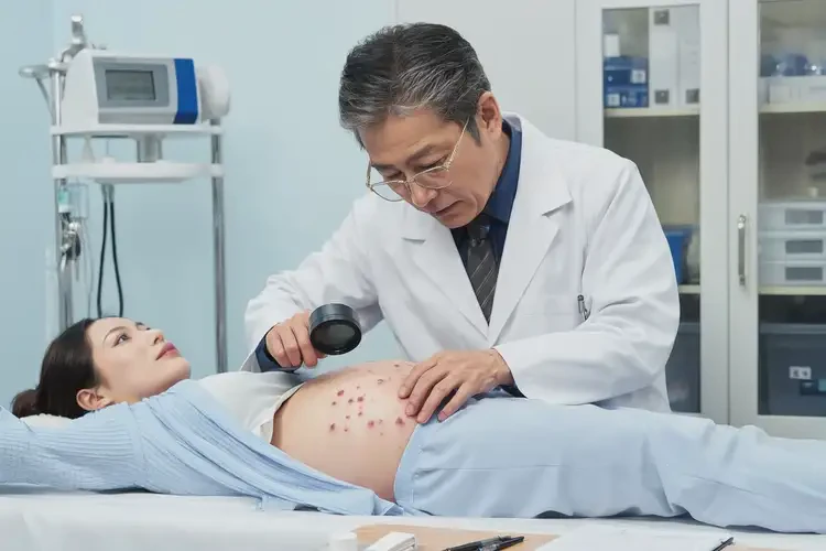 孕婦肚子上經(jīng)常起濕疹可不可以根治(圖2)