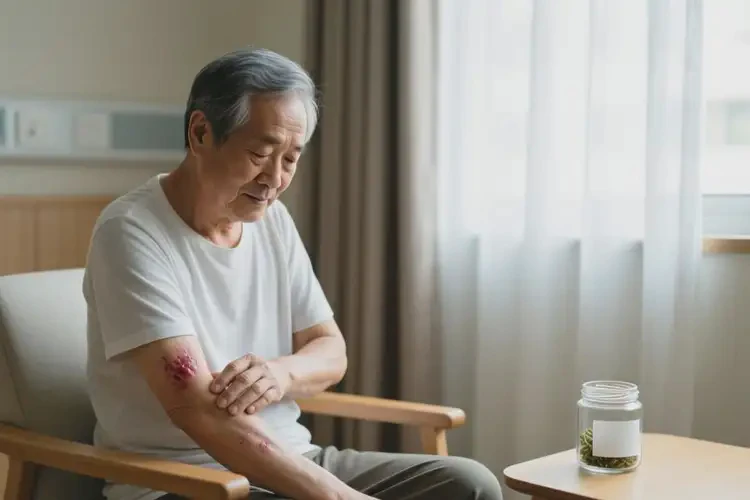 男性全身長(zhǎng)濕疹可不可以根治(圖1)