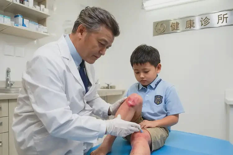 小學生小腿上出現(xiàn)濕疹可不可以根治(圖3)