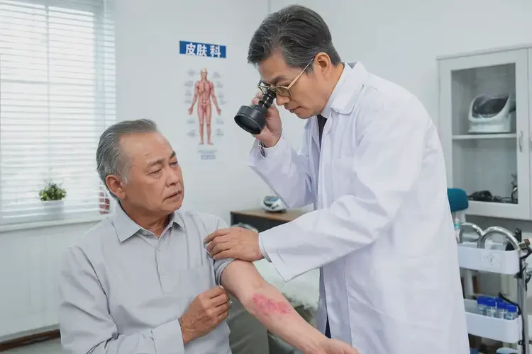 老年人手臂经常长湿疹可不可以根治(图2)