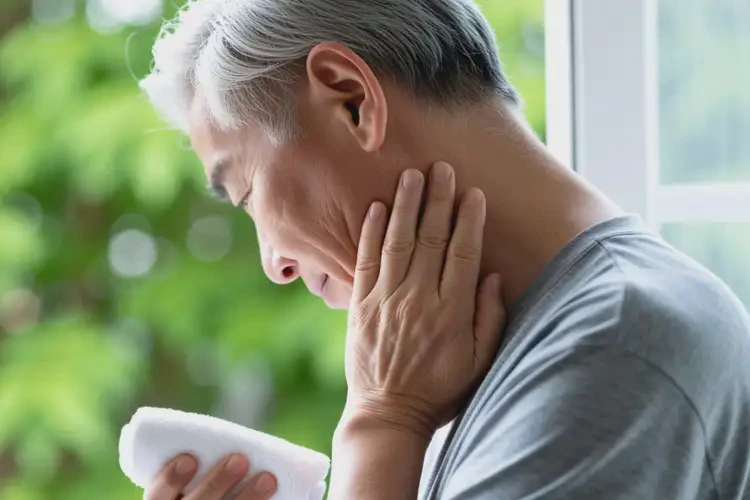 高齡老人脖子出現(xiàn)濕疹可不可以根治(圖2)