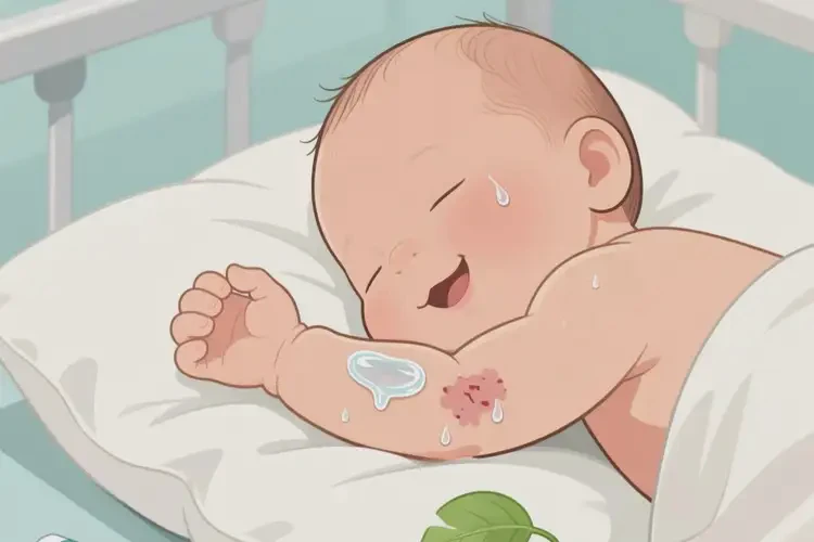 新生兒手臂出濕疹可不可以根治(圖1)