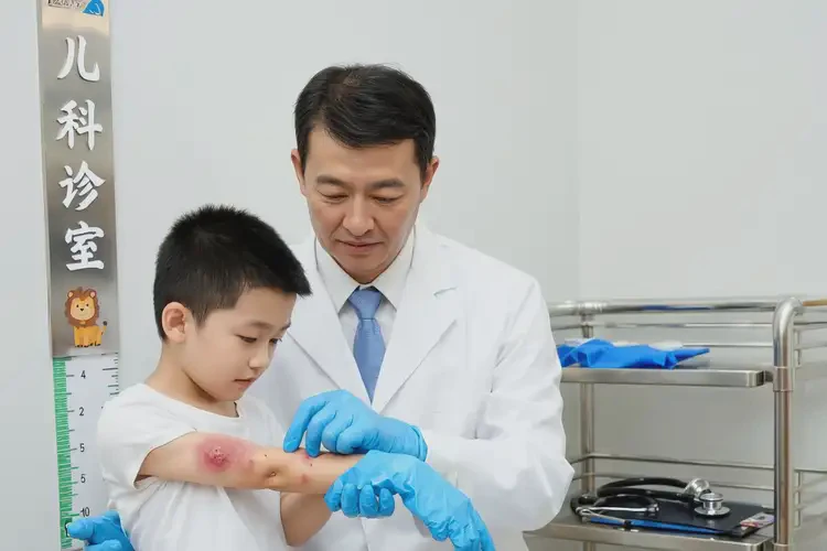 小孩手臂上經(jīng)常長濕疹可以治好嗎(圖3)