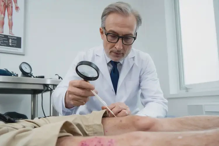 老人大腿容易長濕疹能徹底自愈嗎(圖3)