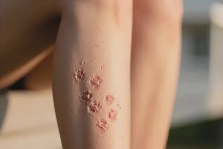 女生小腿經(jīng)常長(zhǎng)濕疹可不可以根治(圖1)