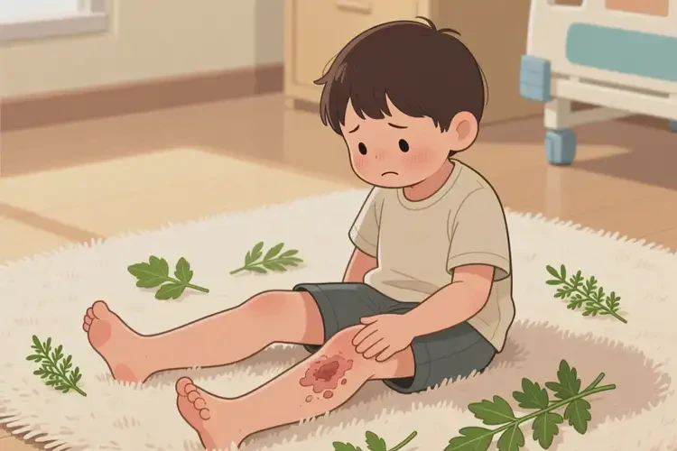 小孩小腿出現(xiàn)濕疹可不可以根治(圖3)