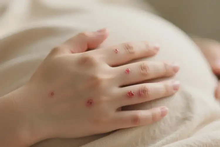 產(chǎn)婦手上偶爾起濕疹可不可以根治(圖4)