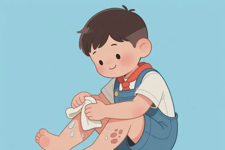 小學生小腿長濕疹可不可以根治(圖2)