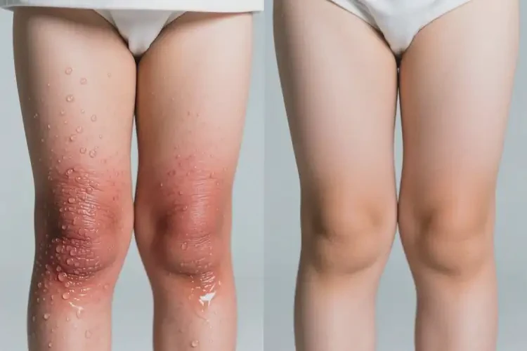 小孩大腿有濕疹可以治好嗎(圖1)