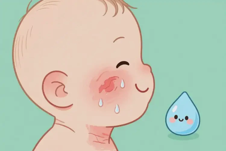 嬰幼兒脖子上容易長濕疹可以治好嗎(圖2)
