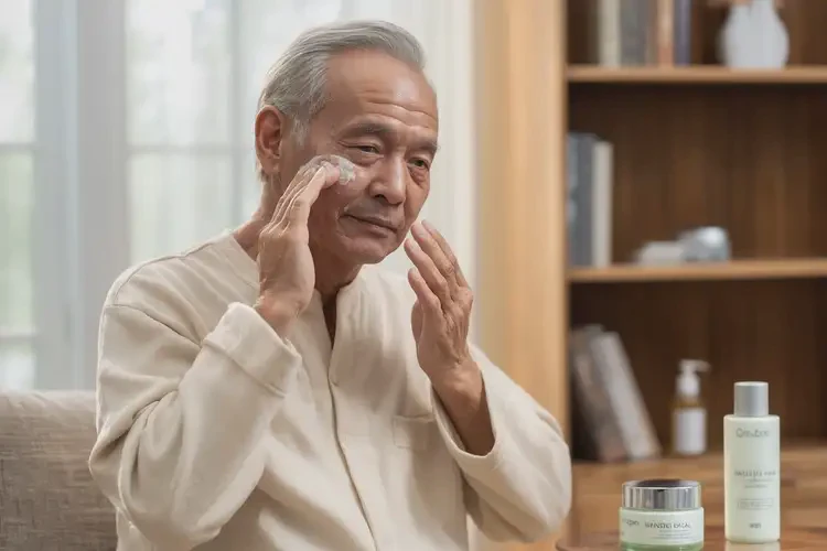 老人面部起湿疹可以治好吗(图1)