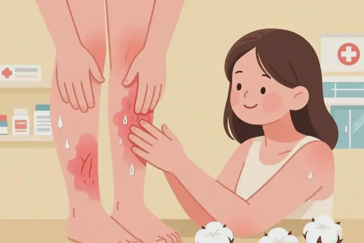 女人四肢出濕疹可不可以根治(圖2)