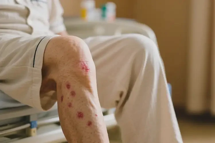 老人大腿上偶爾起濕疹可以治好嗎(圖4)