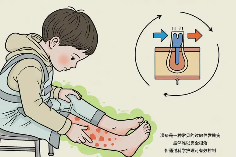 孩子四肢出濕疹可不可以根治(圖3)