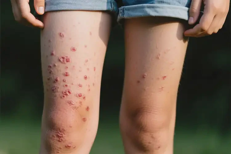 中學(xué)生大腿出濕疹可不可以根治(圖2)