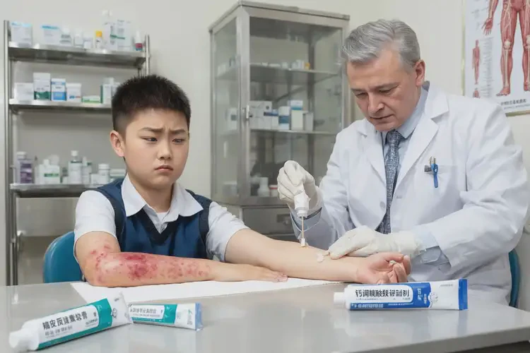 青少年手臂出濕疹能夠徹底治愈嗎(圖3)