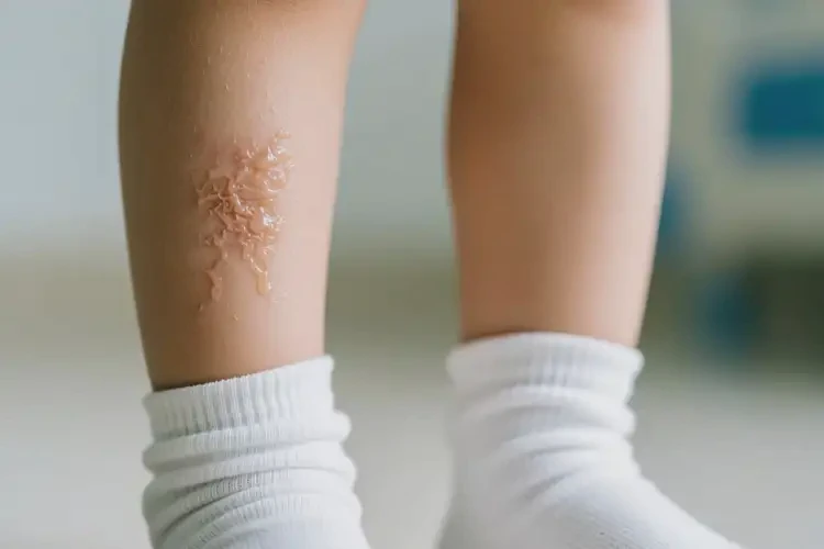 小孩小腿出現(xiàn)濕疹可不可以根治(圖2)