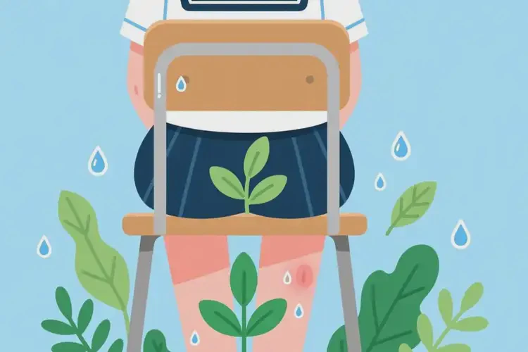 大學(xué)生屁股上經(jīng)常起濕疹可不可以根治(圖1)