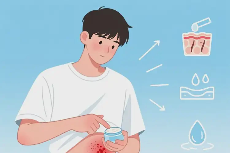 青年人肚子上經(jīng)常起濕疹可不可以根治(圖4)