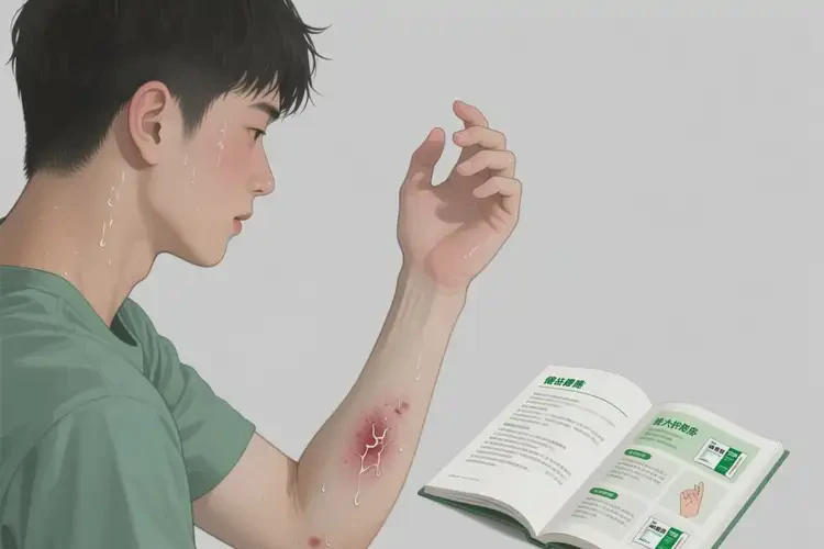 青年人手臂長濕疹可不可以根治(圖2)