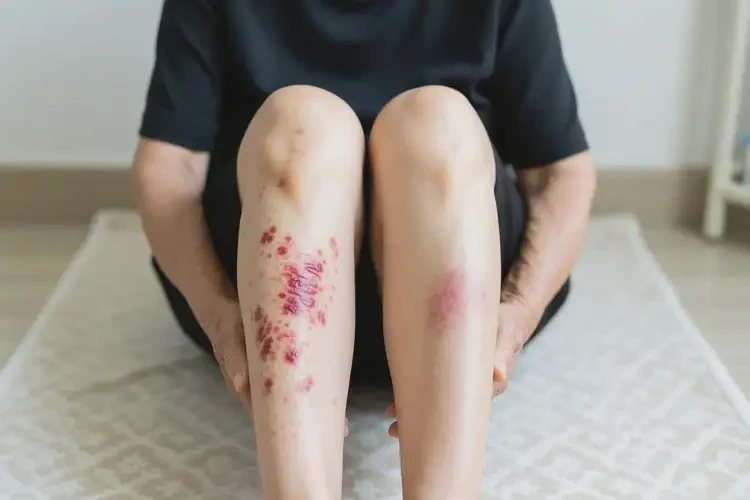 老年人大腿上出濕疹可以治好嗎(圖2)