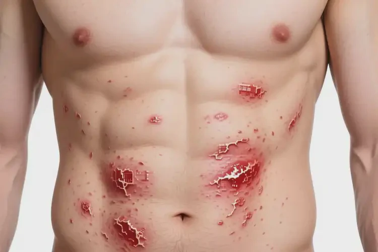 男性肚子上出現(xiàn)濕疹可不可以根治(圖3)