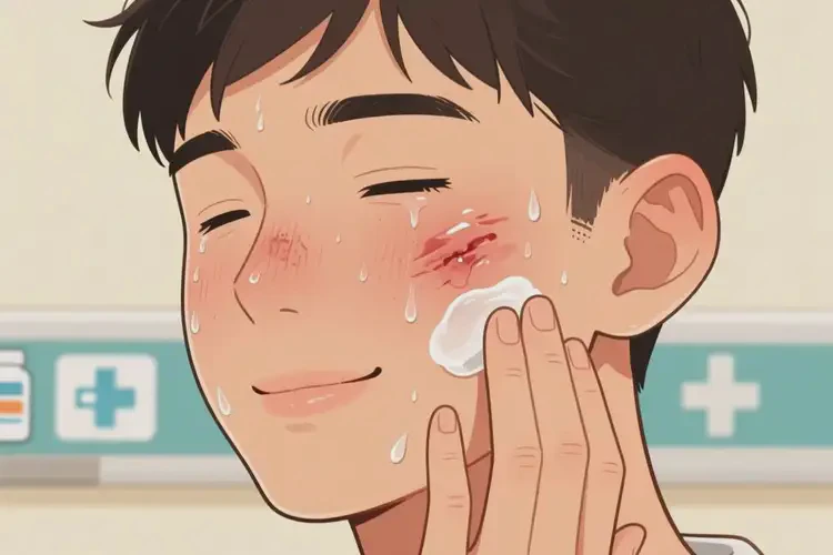 男生面部偶爾起濕疹可不可以根治(圖1)