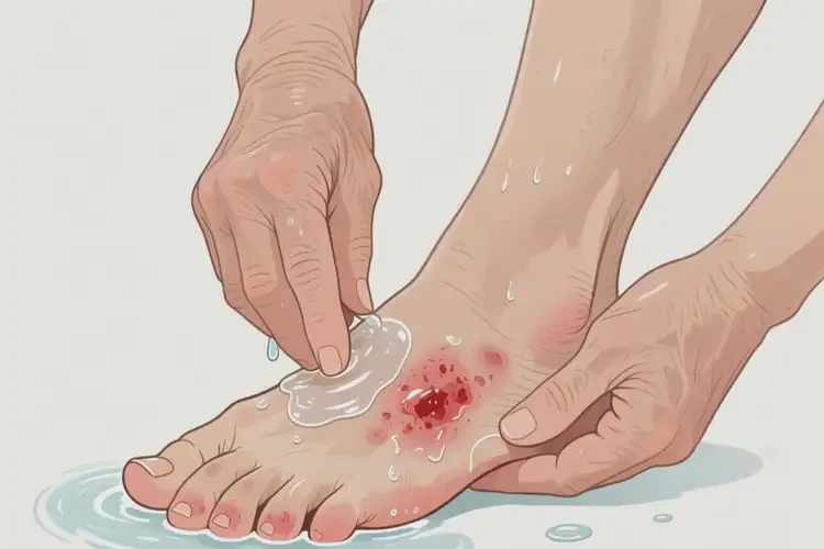 老人腳上偶爾起濕疹可不可以根治(圖4)