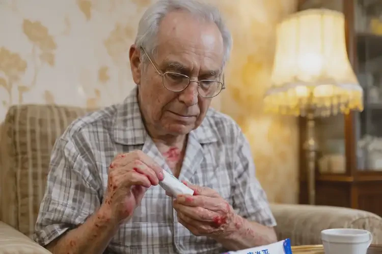 老年人脖子上容易起濕疹可以治好嗎(圖2)