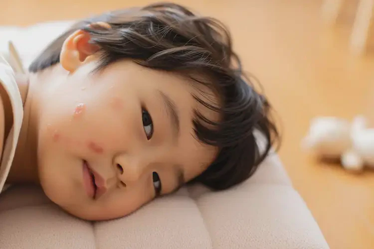 孩子面部經(jīng)常長濕疹可以治好嗎(圖1)