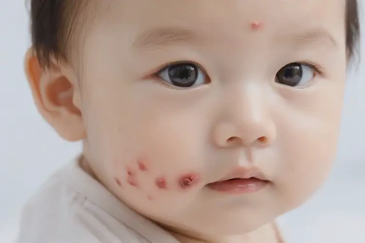 寶寶脖子上偶爾起濕疹可以治好嗎(圖4)