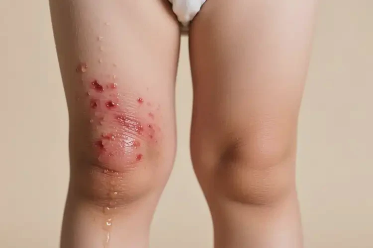 小孩大腿有濕疹可以治好嗎(圖3)