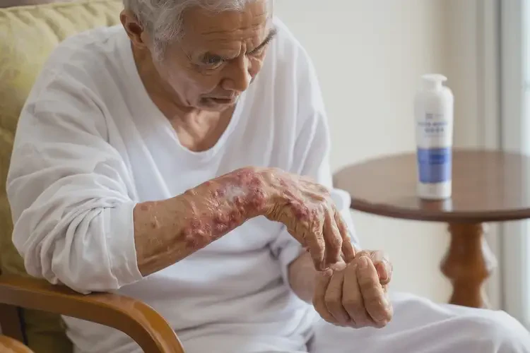 老年人手臂容易長(zhǎng)濕疹可以治好嗎(圖3)