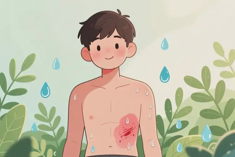 男生肚子上容易長濕疹可不可以根治(圖2)