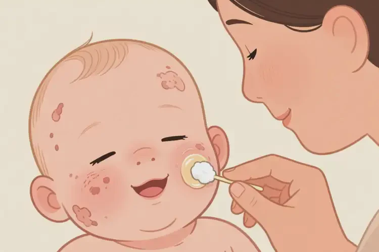 婴儿面部经常长湿疹可以治好吗(图2)