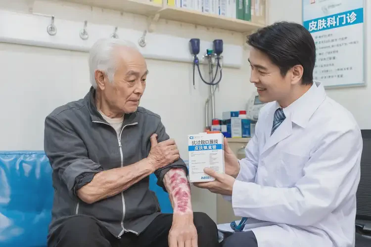 老年人手臂上長(zhǎng)濕疹可以治好嗎(圖3)