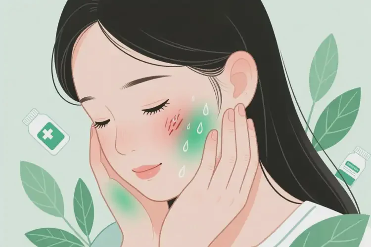 女生臉上容易長(zhǎng)濕疹可不可以根治(圖2)