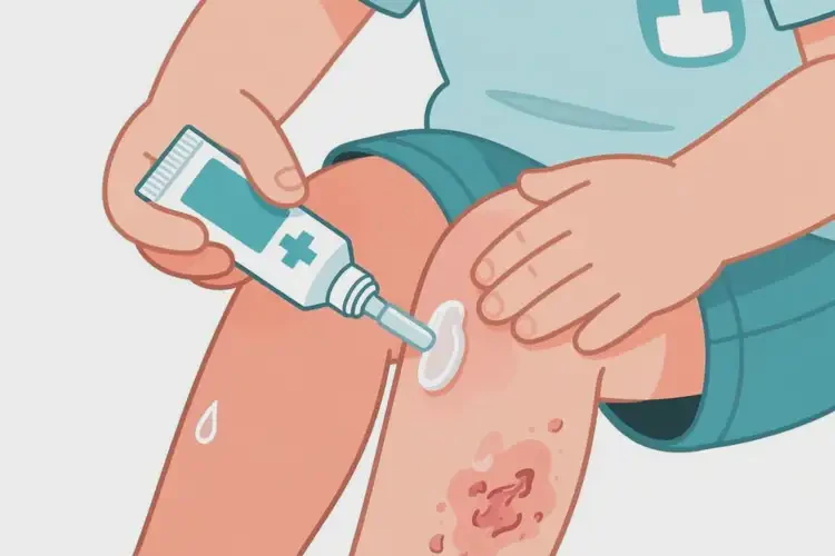 小孩小腿上經常起濕疹可以治好嗎(圖1)