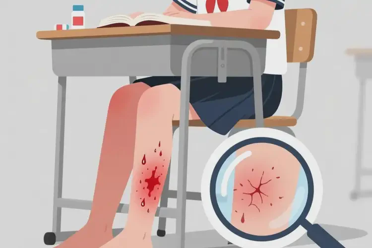 大學(xué)生小腿容易起濕疹可不可以根治(圖2)